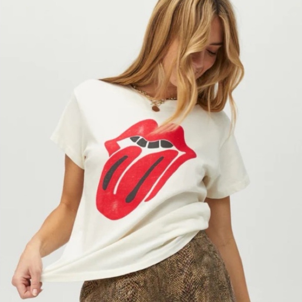 NWT Daydreamer Rolling Stones Set List Detroit Tour Graphic Tee Size S